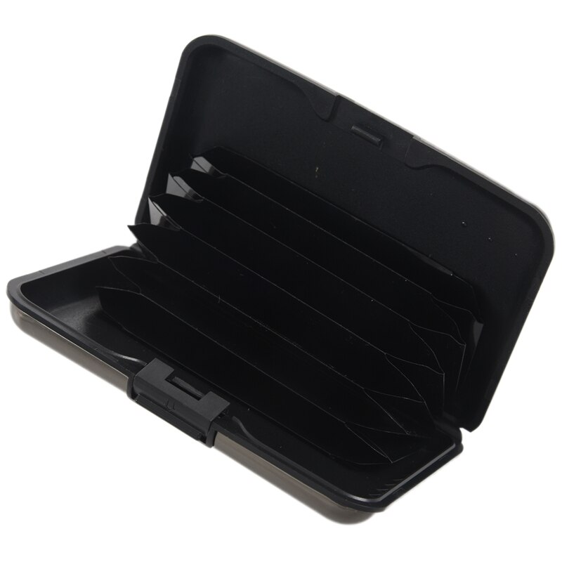 aluminum wallet credit card holder aluminum certificate business card holder waterproof