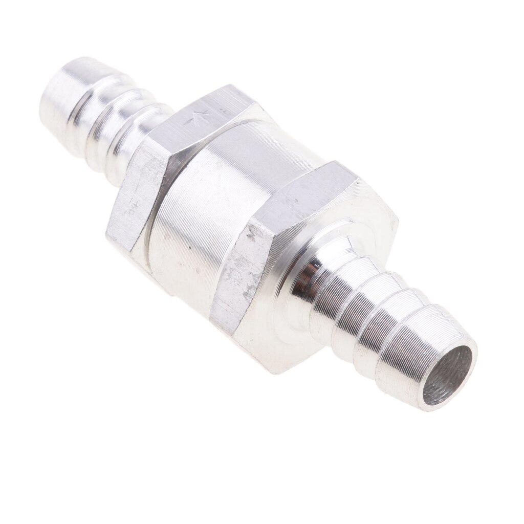 Bensa fule öljy paluu yksisuuntainen takaiskuventtiili alumiiniseos 1/4 '' 5/16 '' 3/8 '' 1/2 '': 10mm 6.8mm