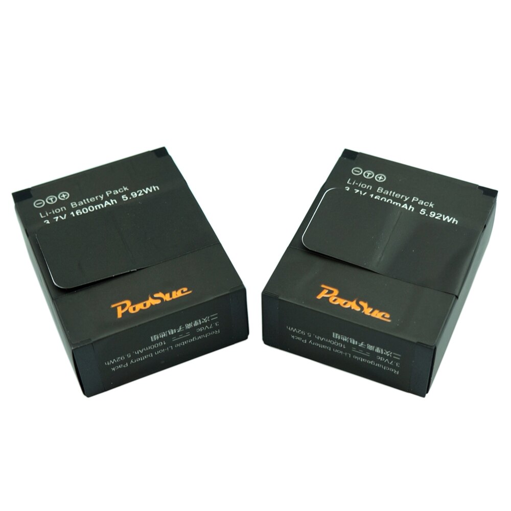 Baterías de AHDBT-301 de 3,7 V + cargador Dual USB para Gopro Hero3, batería AHDBT 302 Go Pro 3, color negro