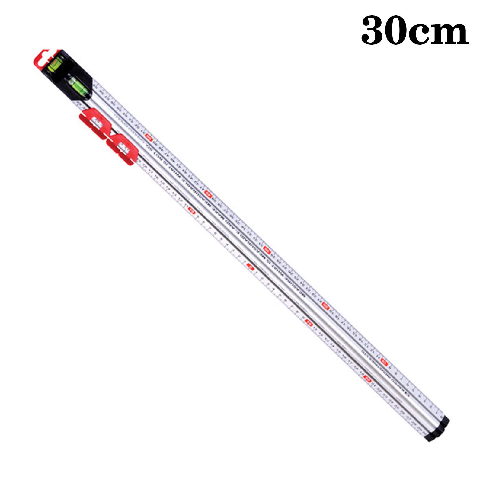 Multi-functional Ruler of Horizontal Calibration Marker Ruler for DIY Work JA55: 30cm