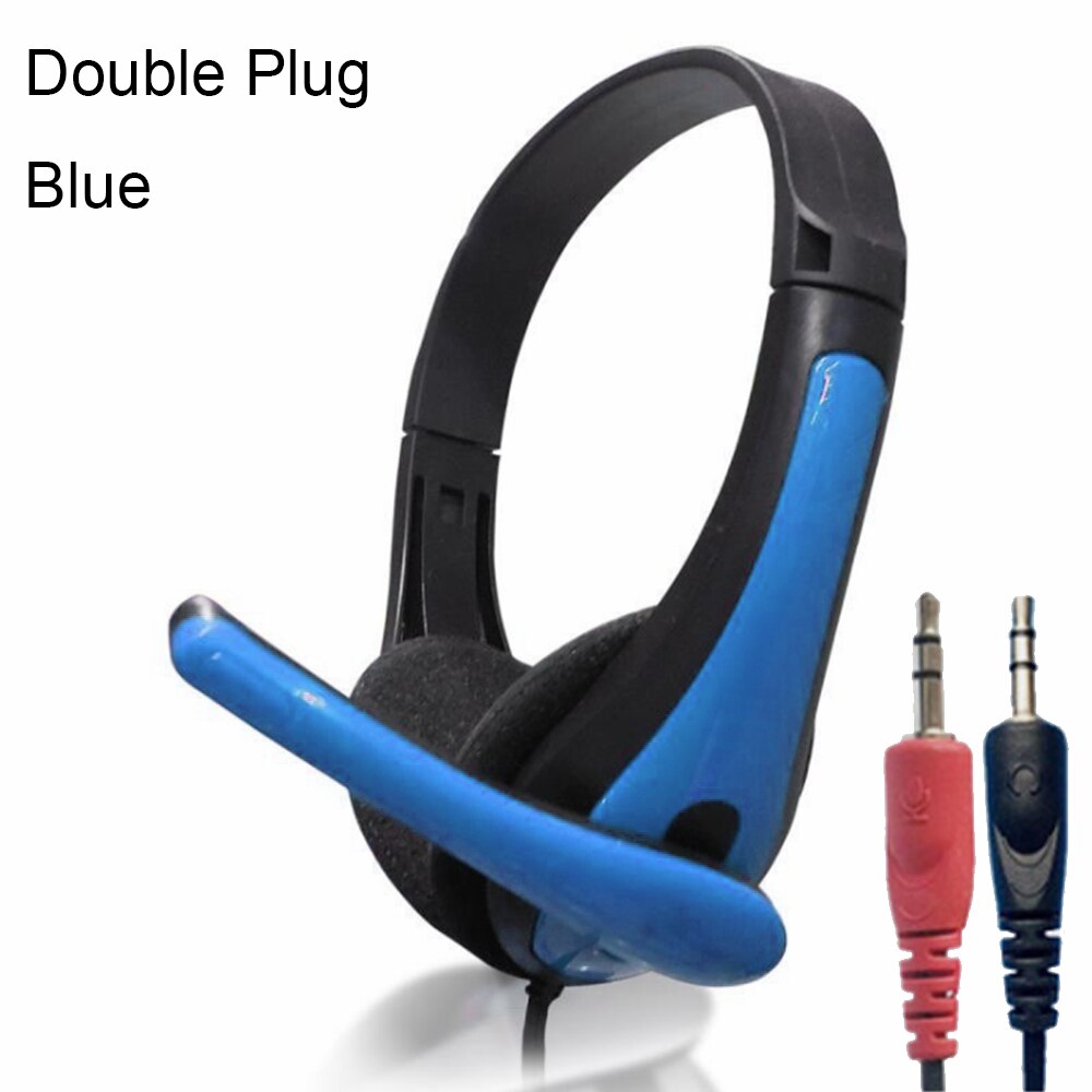 4D Stereo Stereo High-end LED Pro Gaming Headset for Nintendo Switch PS4 Xbox One & PC HD Mic Gaming Headset Wired Headphones: blue2