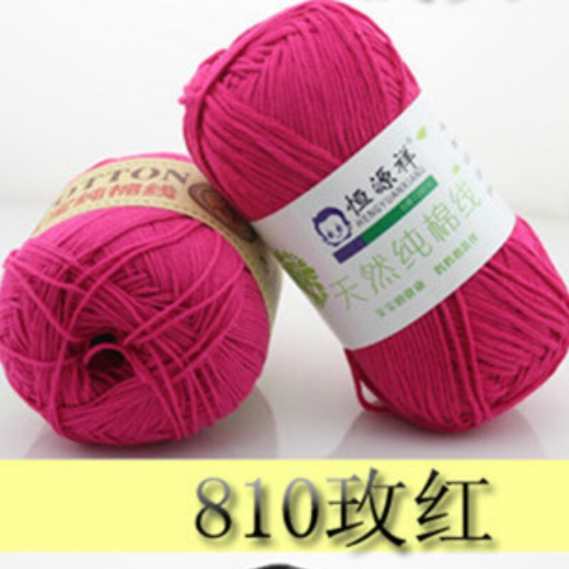Glatte 100% Baumwolle Weiche Natürliche Doppel Strickwolle Garn Baby wolle garn: 5