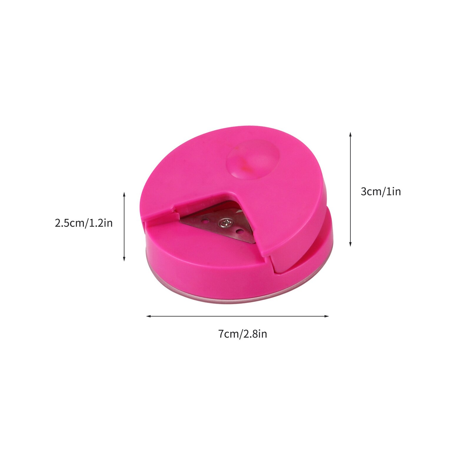  r4 mini-eckenrunder, tragbar 4mm für kartenbasteln, scrapbooking, geschenkpapier, aufkleber und fotos