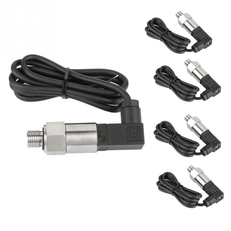 G1/4 Silicon Pressure Transmitter Transducer for Water Gas Oil 4-20mA Output 0-1.6MPA Pressure Range