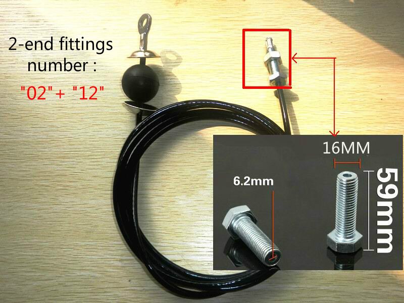 Zubehör für Fitness geräte, Stahldraht seil, 5mm, 6mm Draht-und Kopf zubehör für Fitness kabel, Fitness kabel: Gold