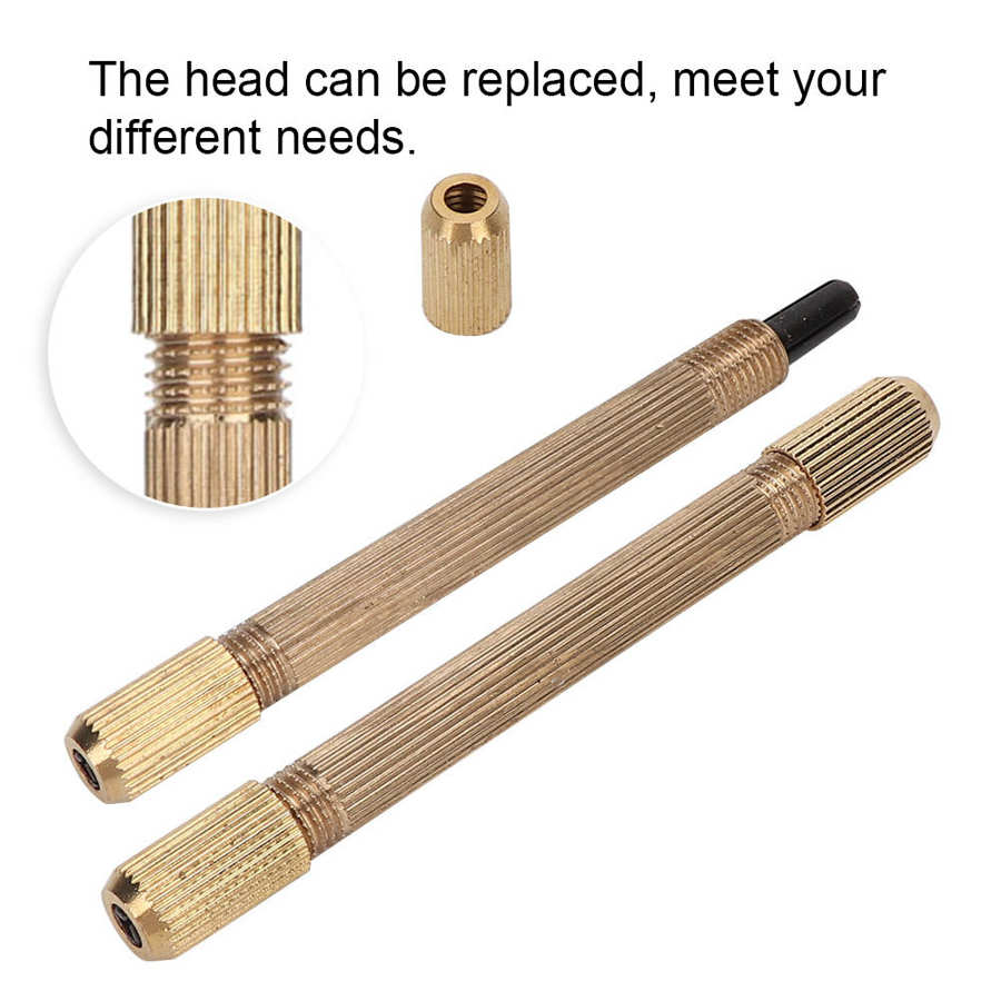 2PCS/Set DIY Pin Vise Model Hand Drill Set Hand Drill Bit Repair Tools