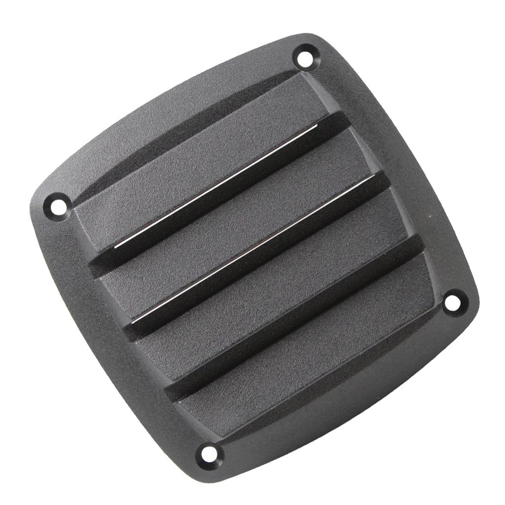 4" Black Plastic Louvered Vents Boat Marine Yacht Vent Grill Cover