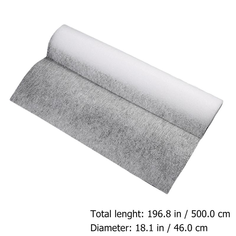 2 Rolls of 5M Heat-resistant Paper Filters Disposable Oil-proof Papers (White)