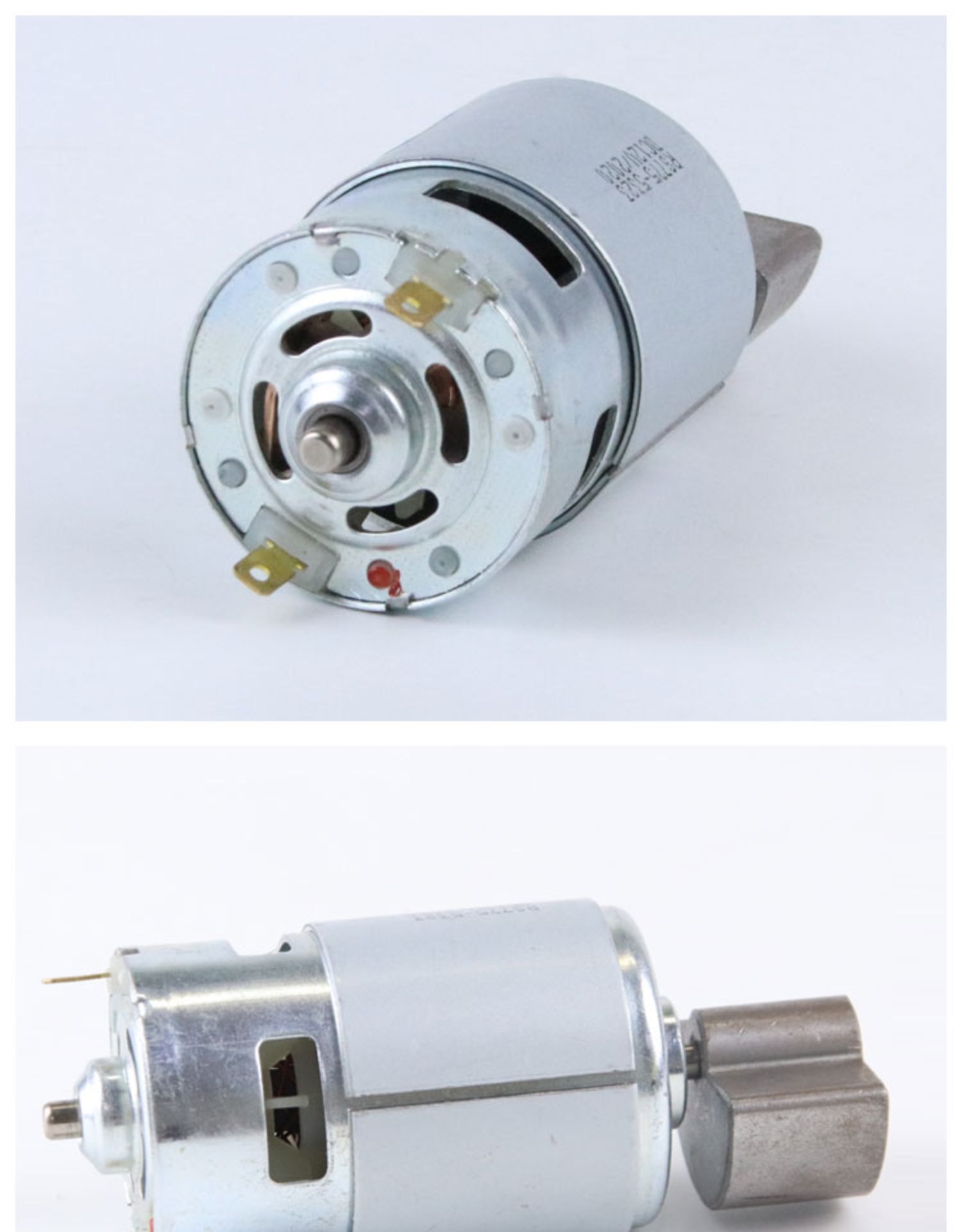 775 DC Vibration Motor 12V 24V Violent High Frequency Vibrator Eccentric Fan-shaped Miniature Small Vibration DC Electric Motor