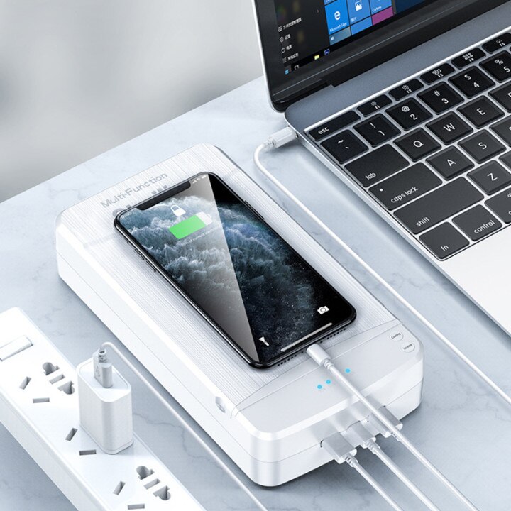 UV Disinfection Sterilization Box Portable UV Sterilizer with dual USB Phone Toothbrush Disinfection Box with Aromatherapy