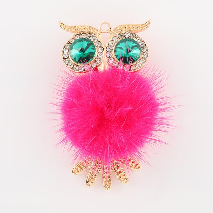 1Pcs Crystal Owl Car Air Freshener Auto Outlet Perfume Clip Interior Accessories Car-styling Vent Solid Fragrance Diffuser: red