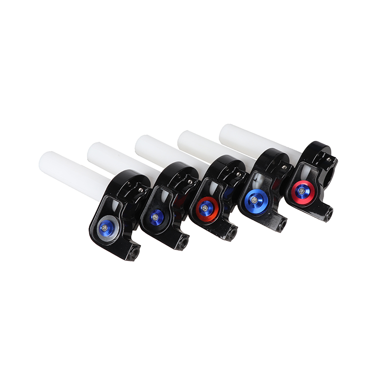 Moto universale 22mm alluminio visibile Quick Twist Gas acceleratore salda manopole misura per Dirt Pit Bike Motocross Enduro ATV Quad