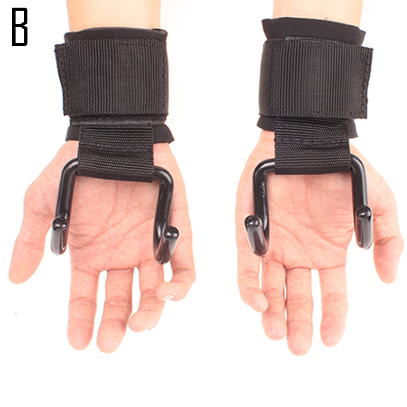 1 paio di pesi di supporto per il polso gancio per manubri di potenza gancio per sollevamento pesi fitness palestra fitness sollevamento pesi impugnature per allenamento cinghie: Booster Hook