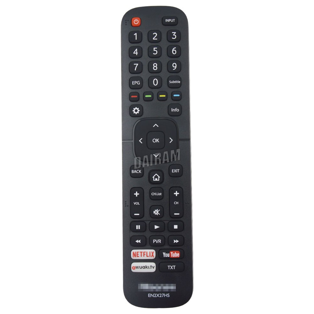 Télécommande EN2X27HS, pour HISENSE TV H40M3300 H43M3000 TV