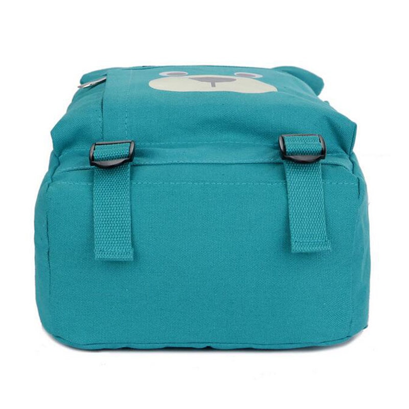 Cute Cartoon Bear Dolls Canvas School Backpack For Children Mini Baby Toddler BookBag For Boys and girls Mochila Rucksacks