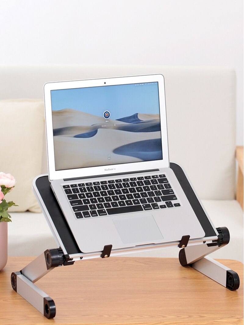 360 Degree Adjustable Computer Table Adjustable Ergonomic Laptop Stand Laptop Desk for Bed Living Room Book Stand