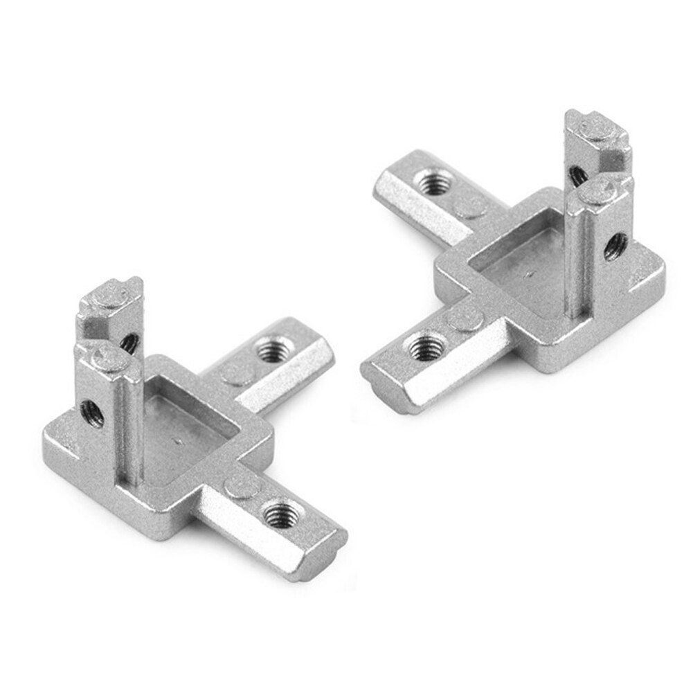 Beugel Connectors 3 Manier End Hoek Beugel Hoek Hoek L Beugels Connector Cnc Diy Accessoires Voor Aluminium Profiel 4Pcs