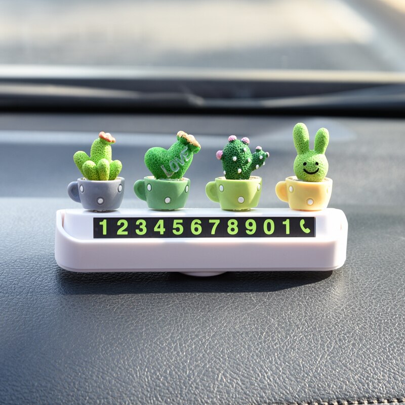 Cute and ornaments, temporary parking cards, parking signs, phone numbers, car decorations birthday for girls