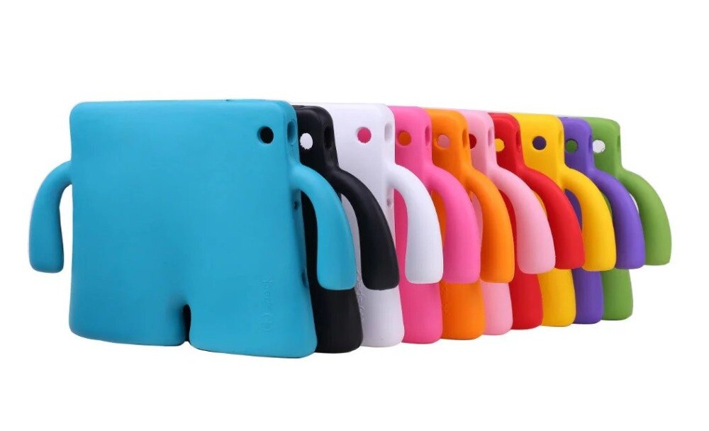 Leuke cartoon eva-hoes voor apple ipad 7.9 inch, veilig voor kinderen, siliconen beschermhoes voor ipad mini 2 , 3 , 4 mini 3: Gemengde kleur