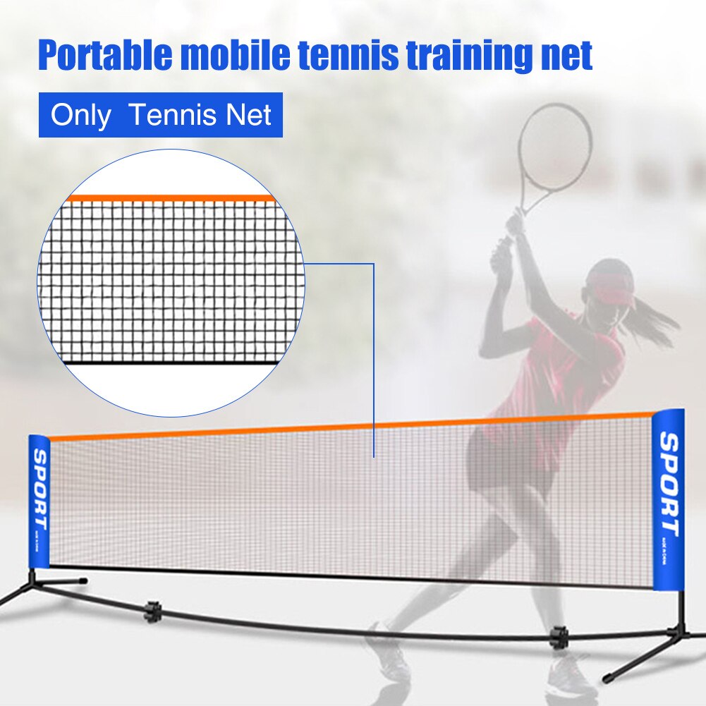 Beach Tennis Net Easy Setup PE Standard Backyard Court Indoor Outdoor Volleyball Foldable Portable Badminton Sport Training