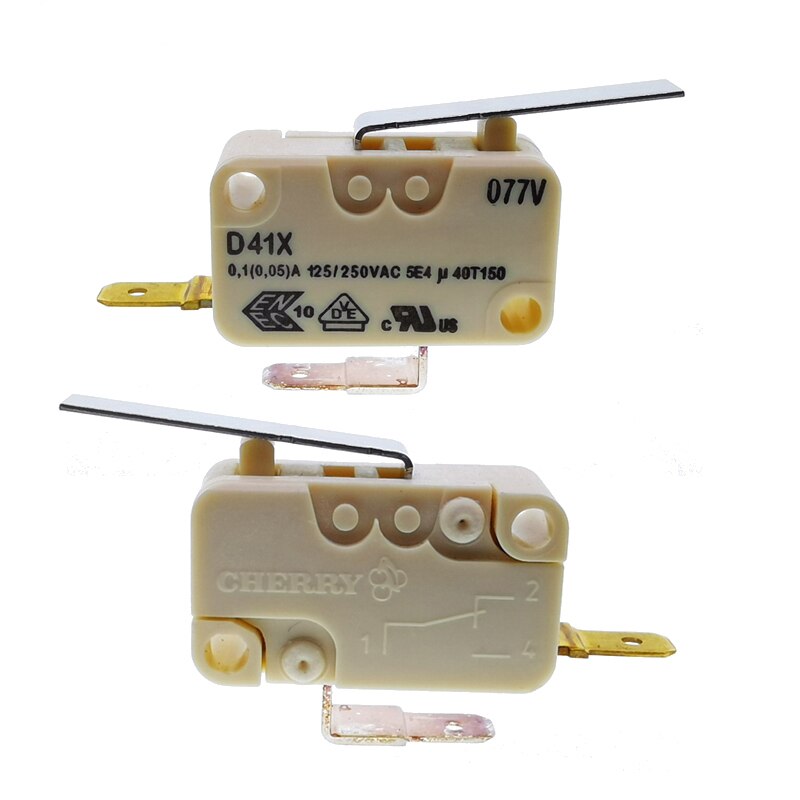 5Pcs D41X Duitsland Cherry Import Micro Switch D41 0.1A250V 125-250VAC 5E4 40T150