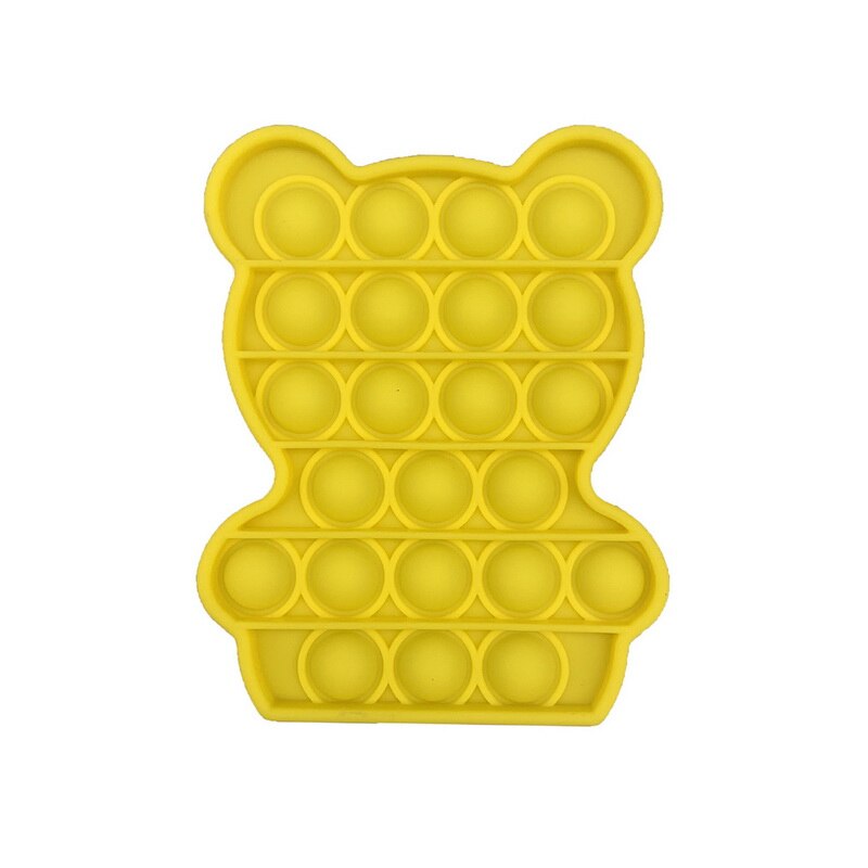 Nowe Push Bubble Fidget zabawki antystresowe dla dorosłych dzieci jednorożec królik Pop Fidget zabawka sensoryczna autyzm specjalne potrzeby Stress Reliever: 5