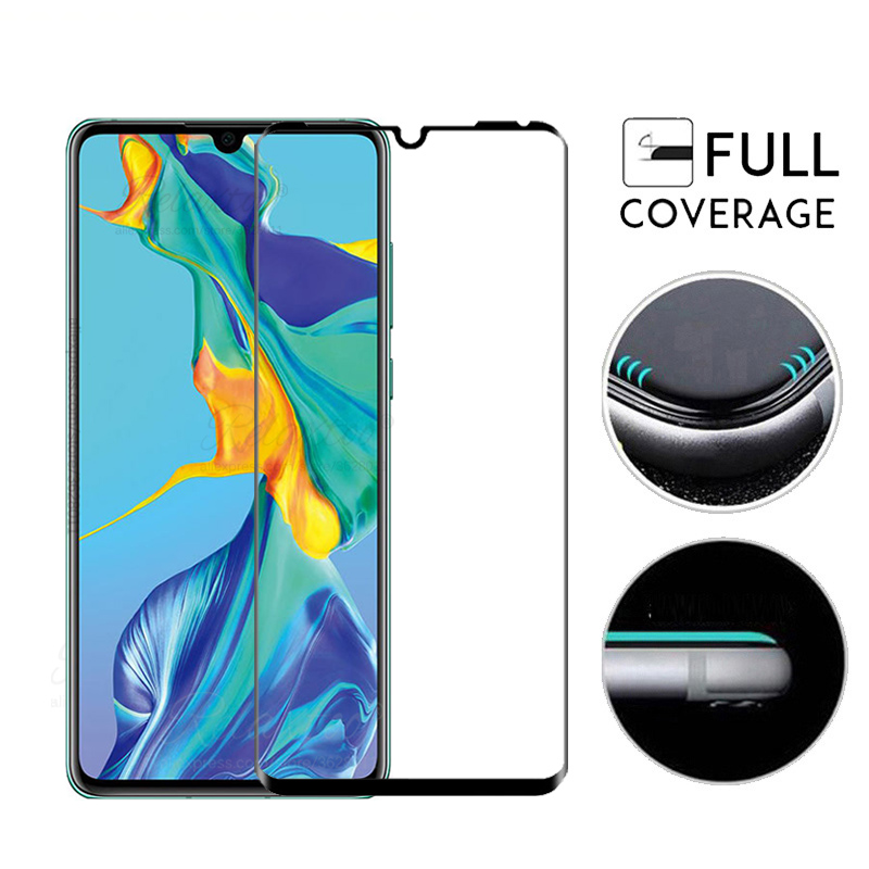 Volledige Dekking Gehard Beschermende glas op Voor huawei p30 Lite Screen Protector glas voor huawei huawey p 30 lite licht film 9 h