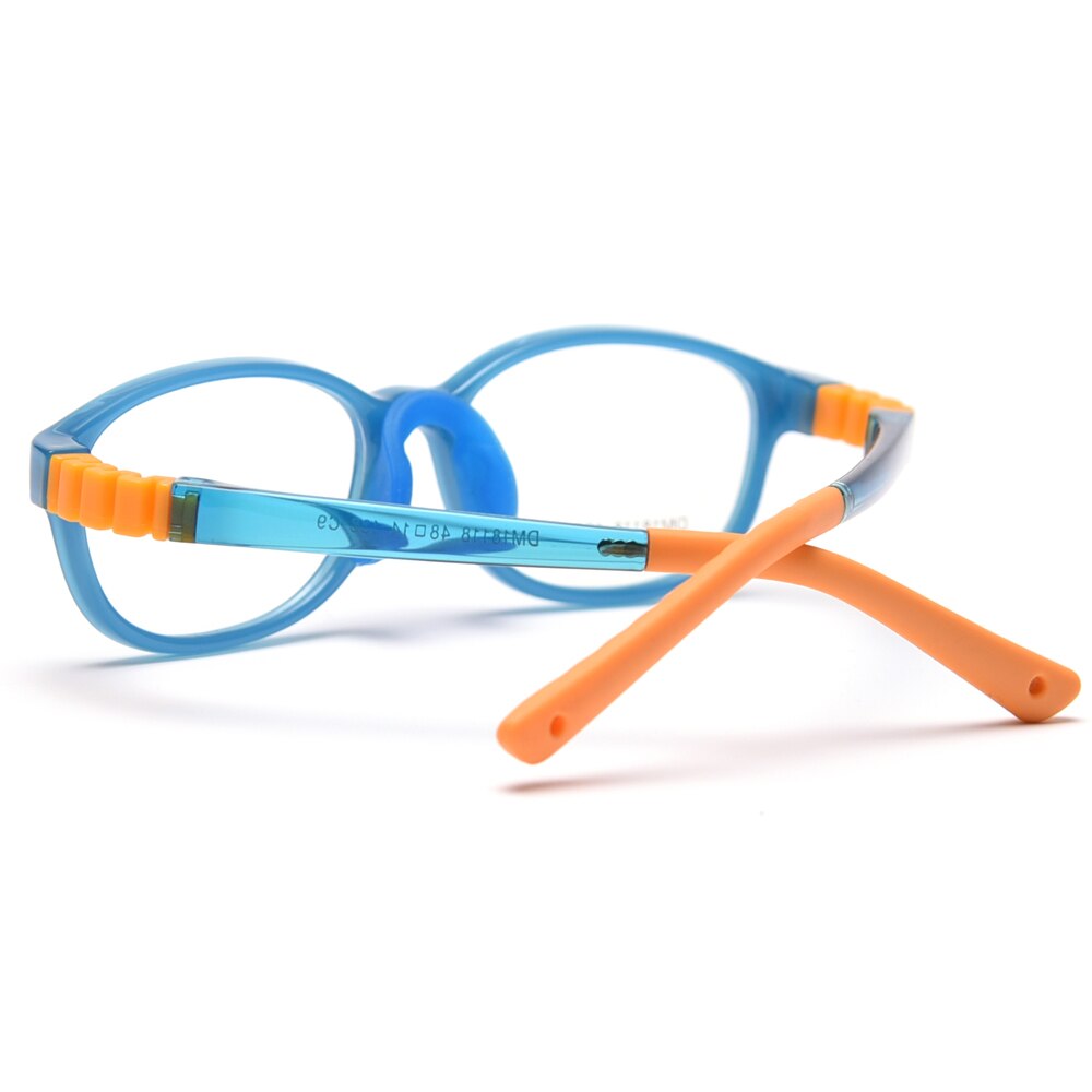 Peekaboo różbyć winnym silikonowe okulary dla dzieci optyczne kwadratowe niebieskie światło blokujące dziewczyny optyczne okulary ramka dla dzieci prezenty dla chłopca