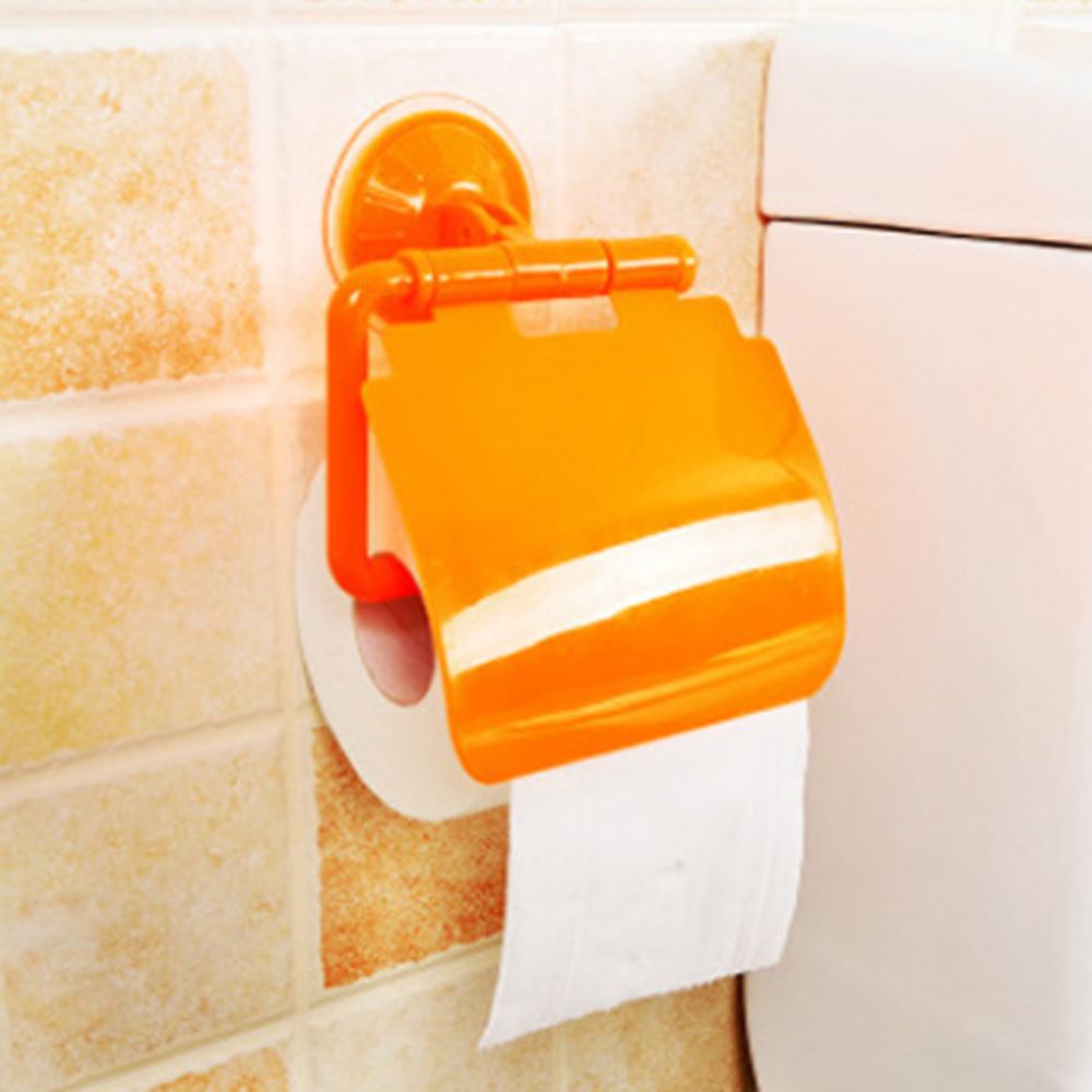 Bathroom Sucker Toilet Box Seamless Waterproof Towel Roll Paper Tube Home Kitchen bathroom Plastic Tissue Box