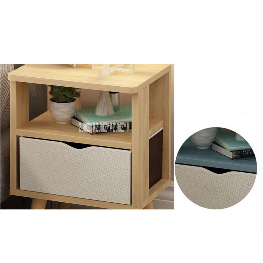 Simple Bedside Table Cabinet Bedroom Locker Economical Nordic Mini Small Apartment Bedroom Nightstands French Modern Locker