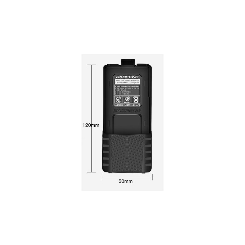 Une Batterie Uv5r Pour Le Talkie Walkie Baofeng Baofeng