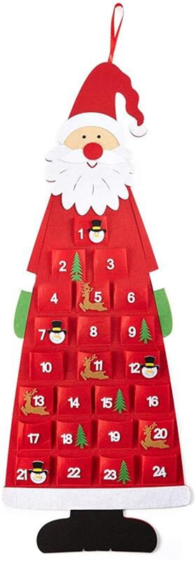Adventskalendrar julpynt tygkalender julorganisation julnedräkning heminredning