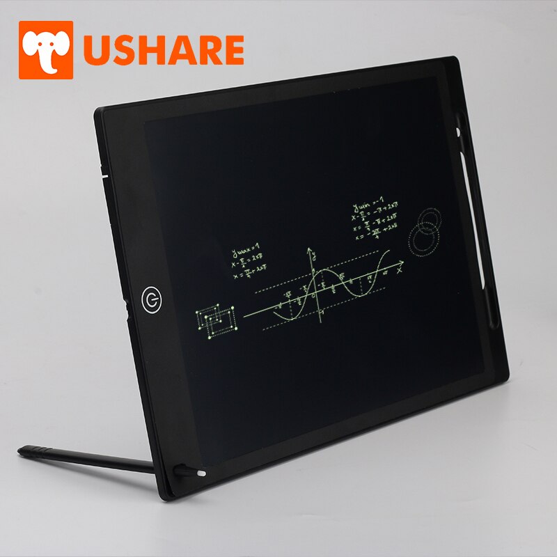 USHARE LCD Writing Tablet 12 Inch Message Letter Board Electronic Magnetic Drawing Board Handwriting Pads With Pen For Kids