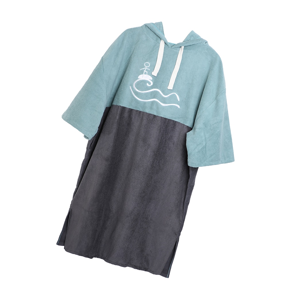 78 × 100cm badekåbe surf strand våddragt skiftende håndklæder poncho med hættetrøje