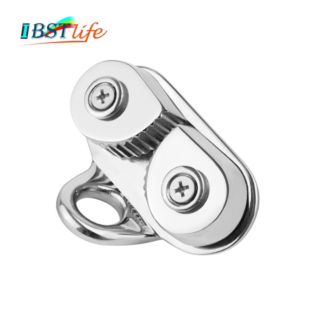 Stainless Steel 316 Cam Cleat with Leading Ring Boat Cam Cleats Matic Fairlead Marine Sailing Sailboat Kayak Canoe Dinghy