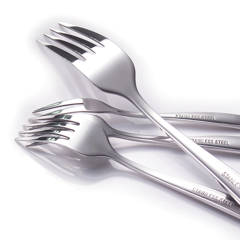 6pcs Stainless Steel Dinner Fork Table Forks Fruit Dessert Cutlery Salad Kitchen Dining Bar Restaurant Flatware Xmas Dinner set