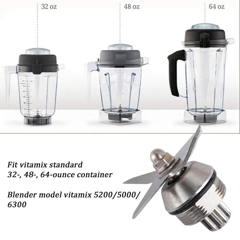 Wet Blade Assembly for Vitamix 5200 Blender Replacement Parts with Blade Removal Tool
