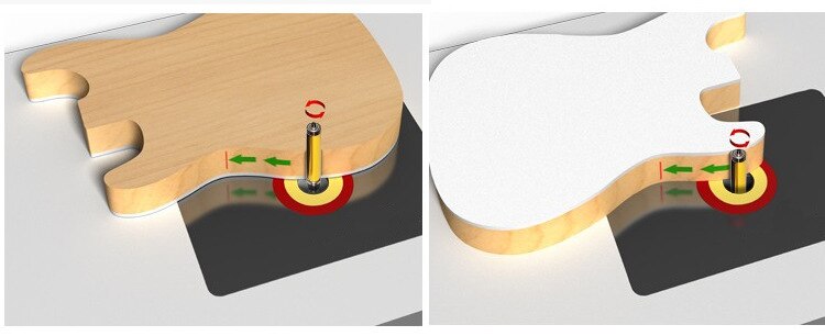 1Pc 1/4&quot; Shank Template/Trim Router Bit, with 2&quot; Long Routing Cutters. Features: top &amp; bottom ball bearings Woodworking Tool