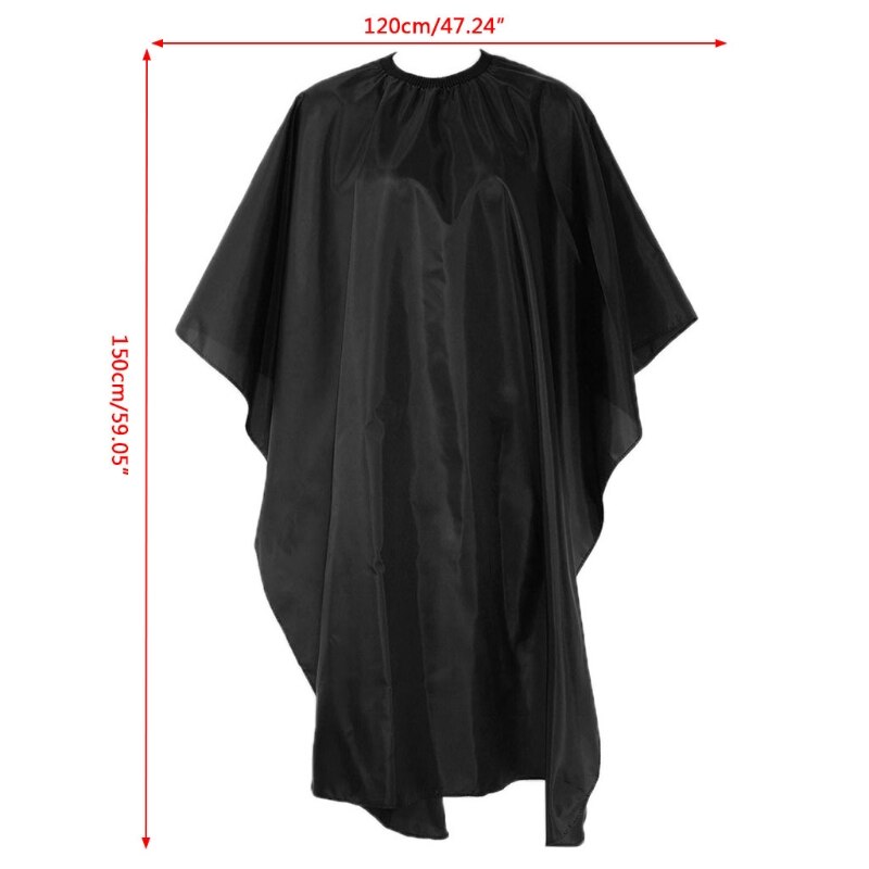 Capa para peluquería de nylon resistente al agua, peinador para salón de peluquería, para cortar el pelo