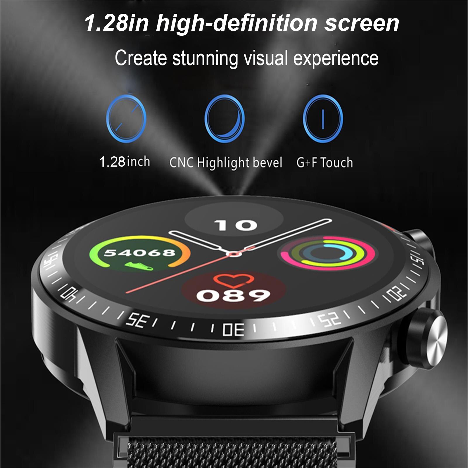 IP67 Waterproof Smart Watch Fitness Tracker Smart Bracelet Heart Rate Blood Pressure Health Monitor BT Bracelet Smartwatch Men
