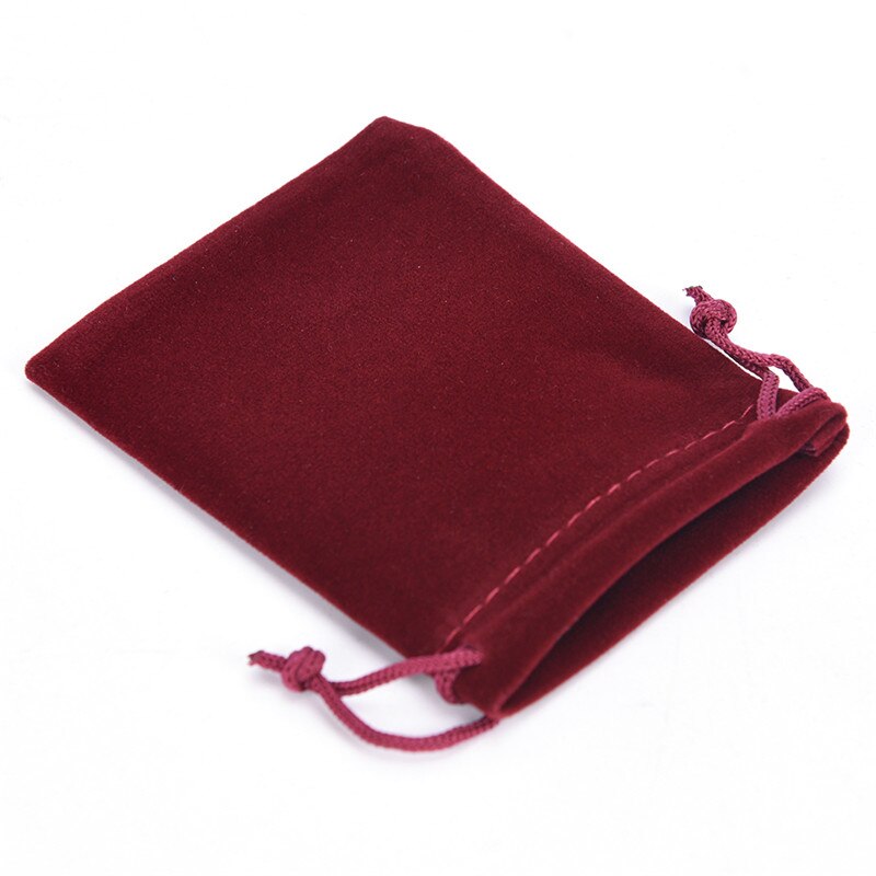 10 Pcs 7x9cm Velvet Drawstring Pouches Jewelry Christmas Bag Packing Bags