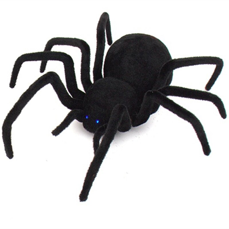RC araña de miedo de Control remoto por infrarrojos de viuda negra de simulación de juguete de Animal para niños de los niños