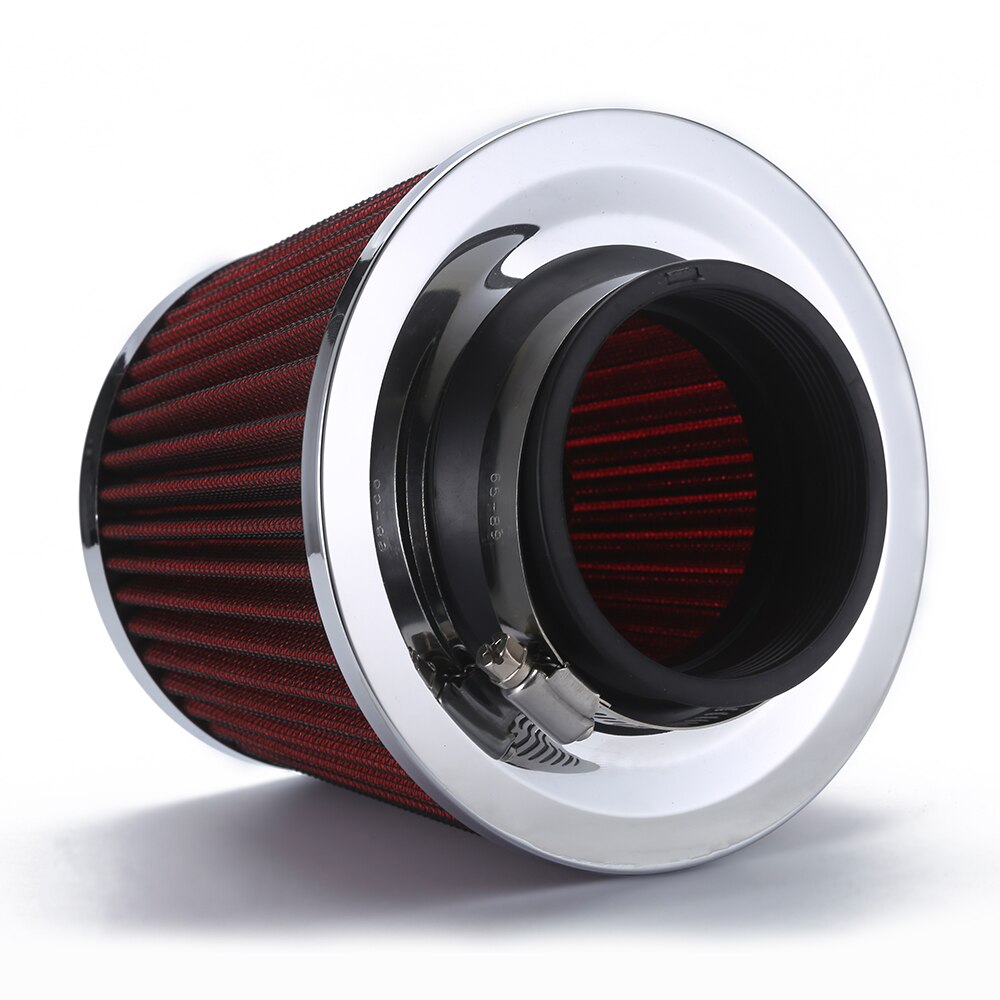 Universal 3&quot; 76mm Inlet Narrow Air Intake Cleaner Cone Replacement High Power Mesh Dry Air Filter Auto Inner Accessories