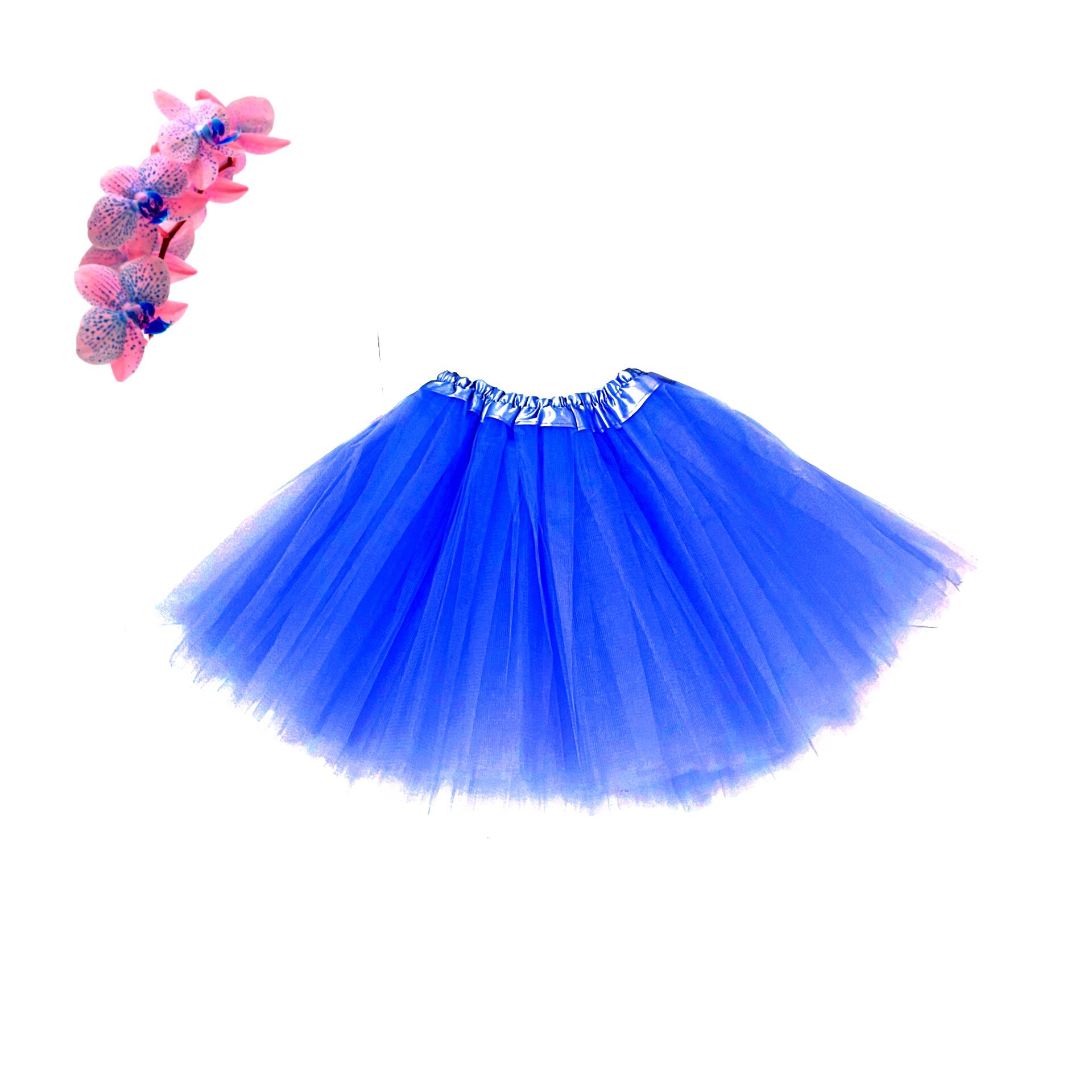 Falda Tutus para niñas o mejer, tutú de 30cm o 40cm con 3 capas de tul, Carnaval de Cadiz,Cumpleaños,Disfraz,Baile,Ballet,Pricesa,Celebraciones,Danza,Cosplay,Carnaval,Halloween: Azul / 30cm