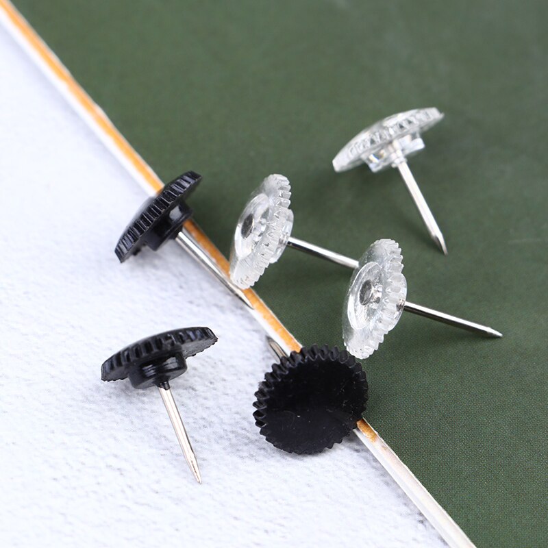 Przezroczyste 100 szt. Szpilki robić mapa multi-purpsoe bieg-lubić pinezki dekoracje pinezki przezroczyste pinezki