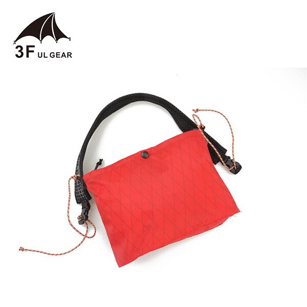 3F UL GEAR Simple life three peaks simple five small satchel XPAC leisure convenient large capacity small satchel small bag: Red