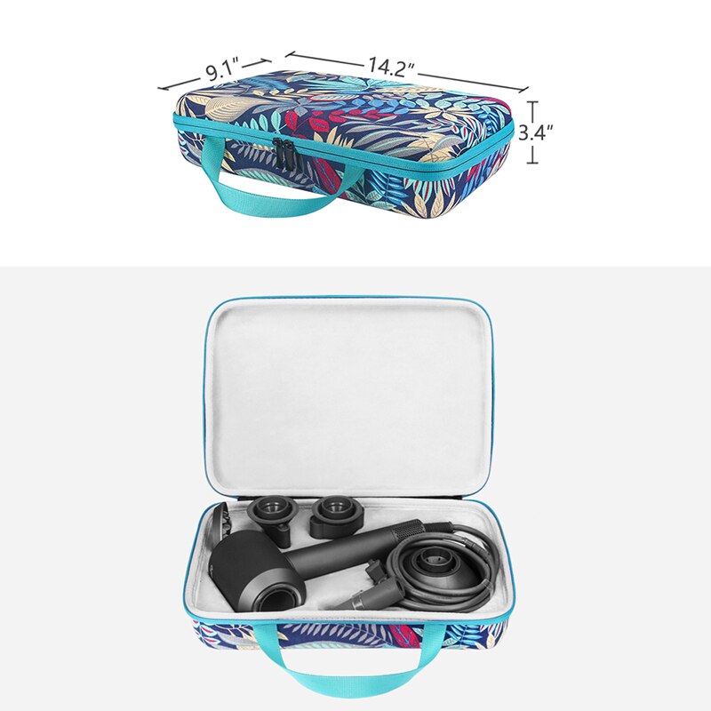 Eva Harde Draagbare Draagtas Cover Opbergtas Pouch Sleeve Container Box Voor Dyson Supersonic Föhn Haridryer HD01 HD03