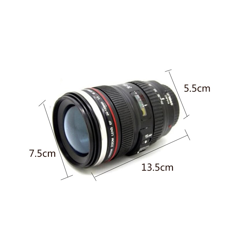 Koffie Mok 24-105Mm 1:1 Camera Lens Zes Generatie Van Creatieve Emulatie Mok (Met Deksel)
