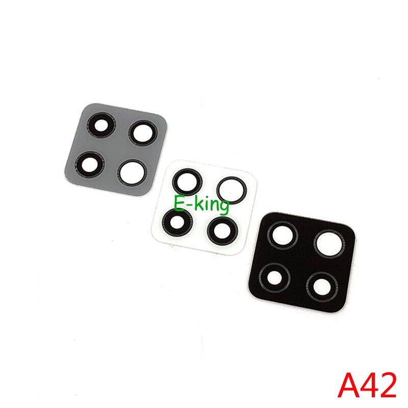 20PCS Rear Back Camera Glass Lens Cover For Samsung Galaxy A02 A12 A42 With Ahesive Sticker