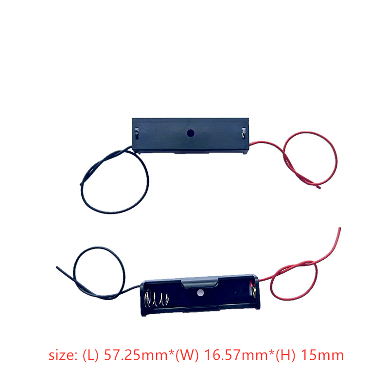 5PCS AA Power Battery Storage Case Holder Storage Box Multi Purposes DIY AA Battery Holder LR6 Container With Lead Cables